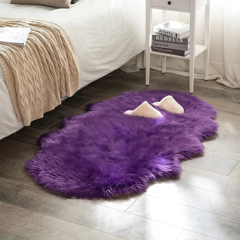Soft Fur Wool Carpet ConnectRoom