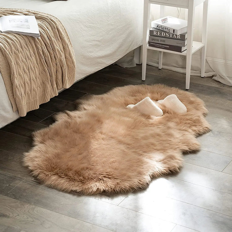 Soft Fur Wool Carpet ConnectRoom