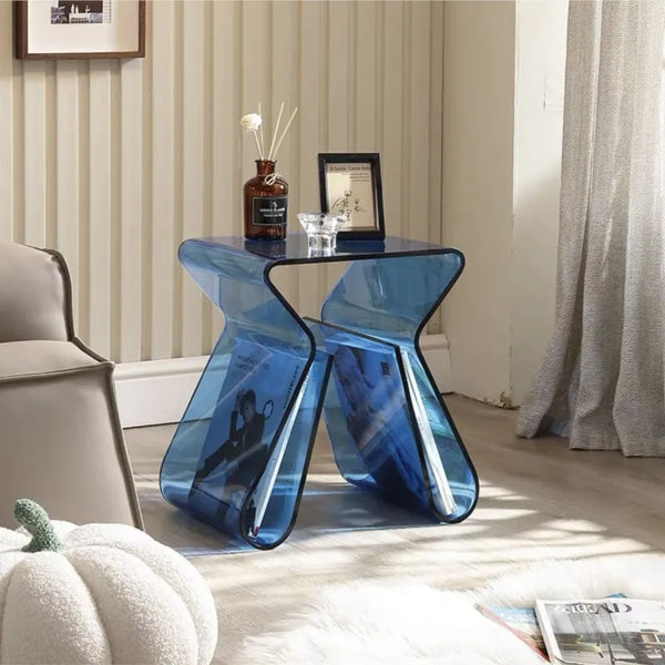 Transparent Sofa Side Table ConnectRoom