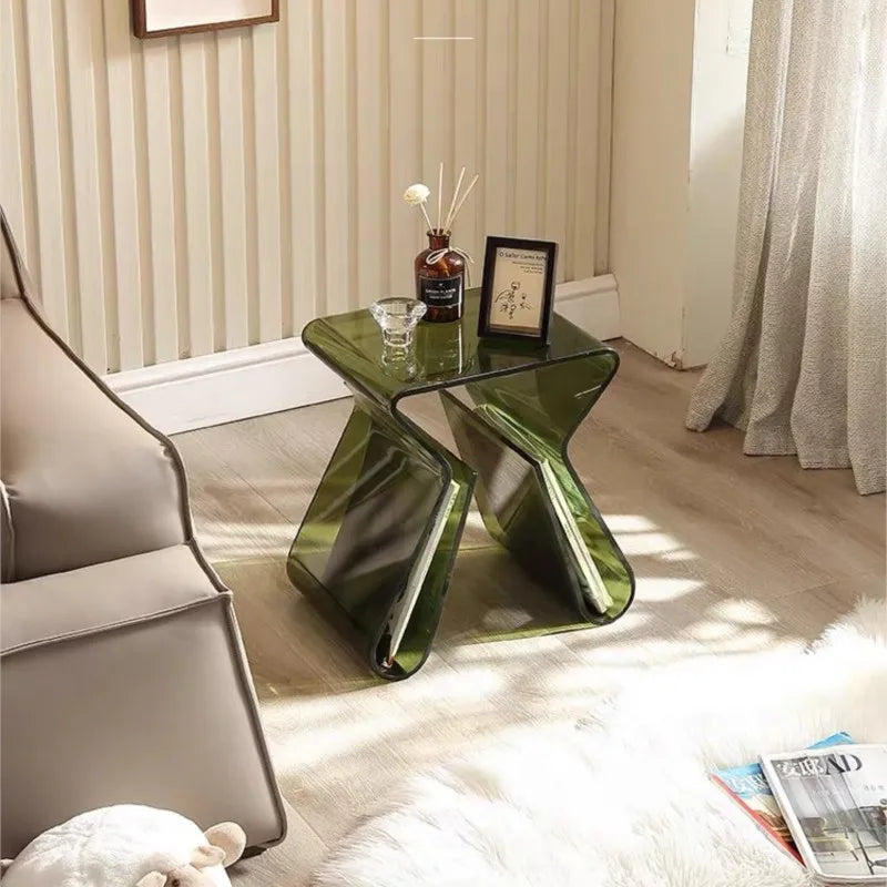 Transparent Sofa Side Table ConnectRoom