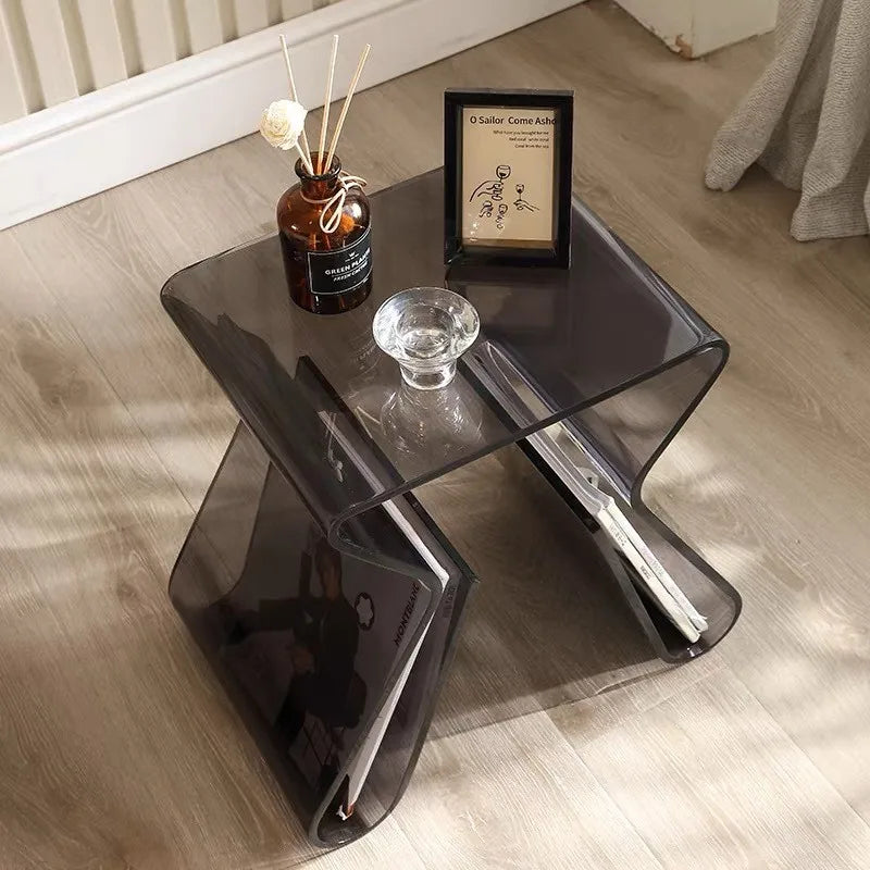 Transparent Sofa Side Table ConnectRoom