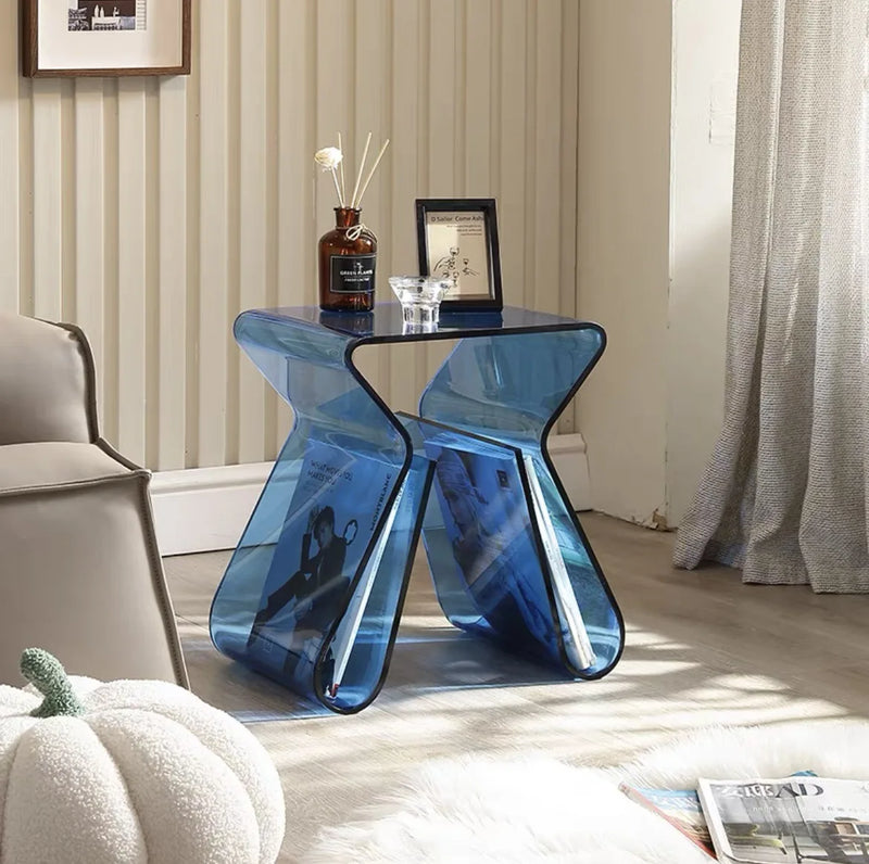 Transparent Sofa Side Table ConnectRoom