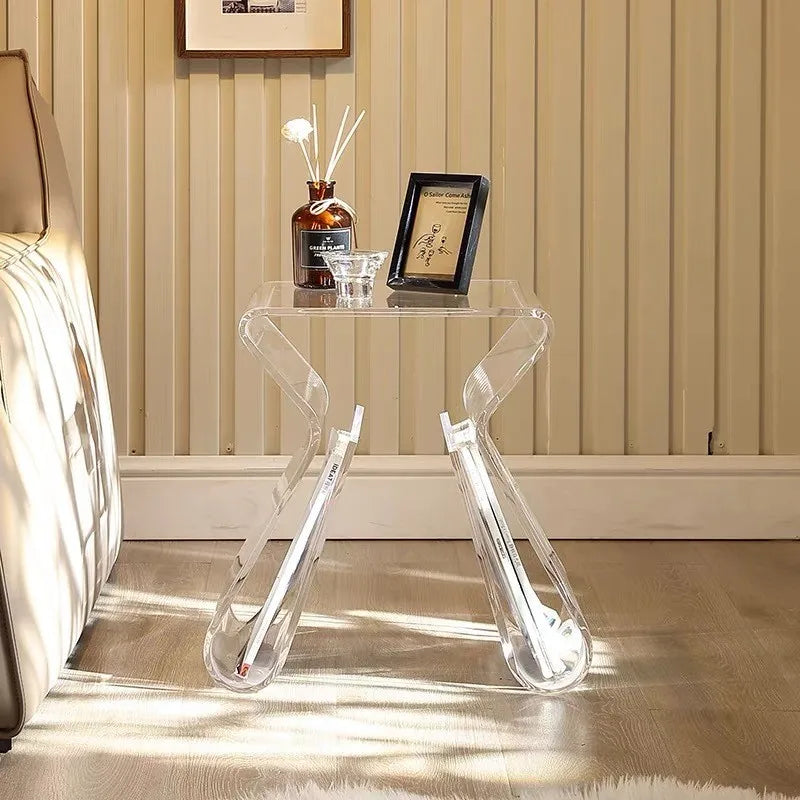 Transparent Sofa Side Table ConnectRoom