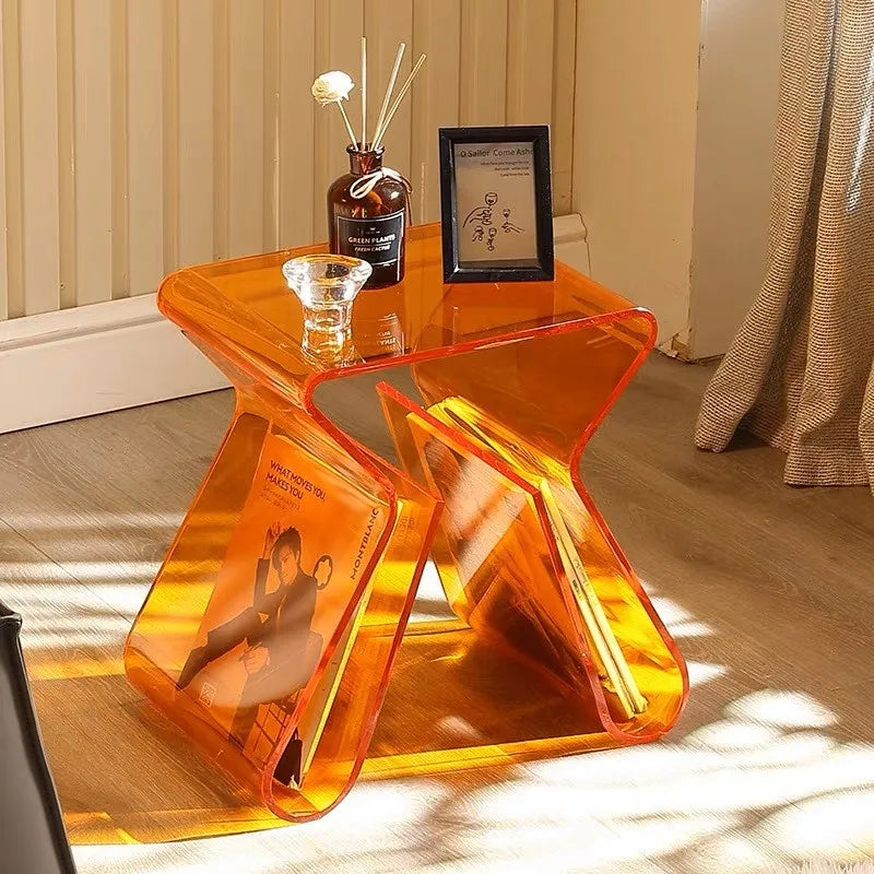 Transparent Sofa Side Table ConnectRoom