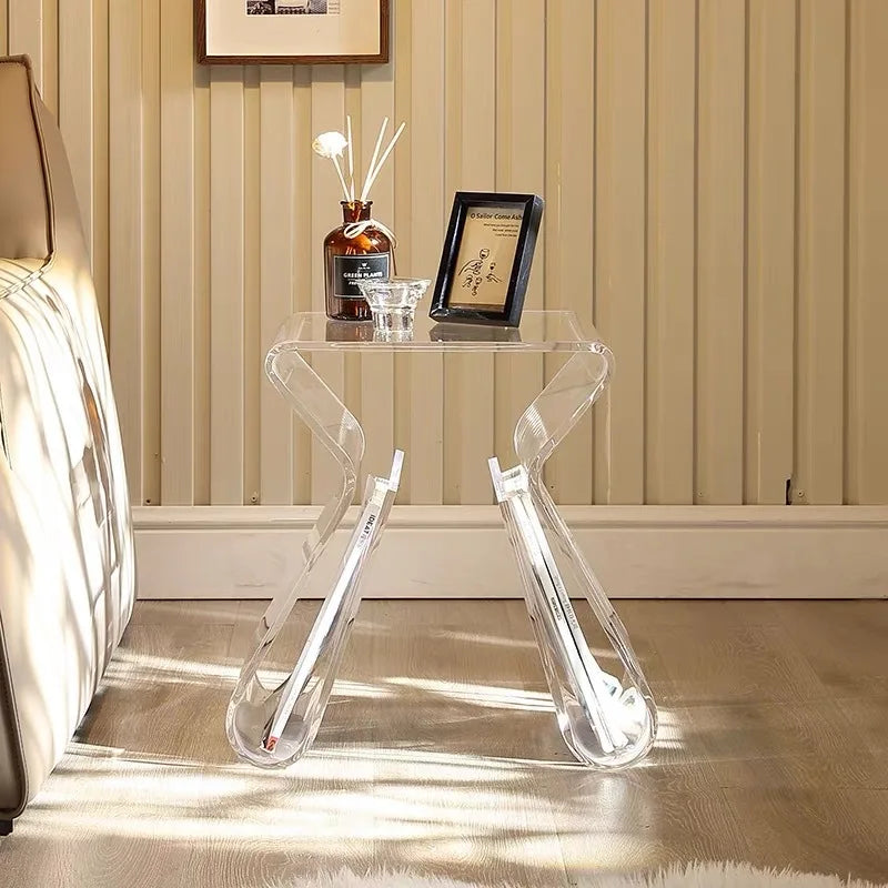 Transparent Sofa Side Table ConnectRoom