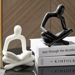 Abstract Thinker Statue ConnectRoom