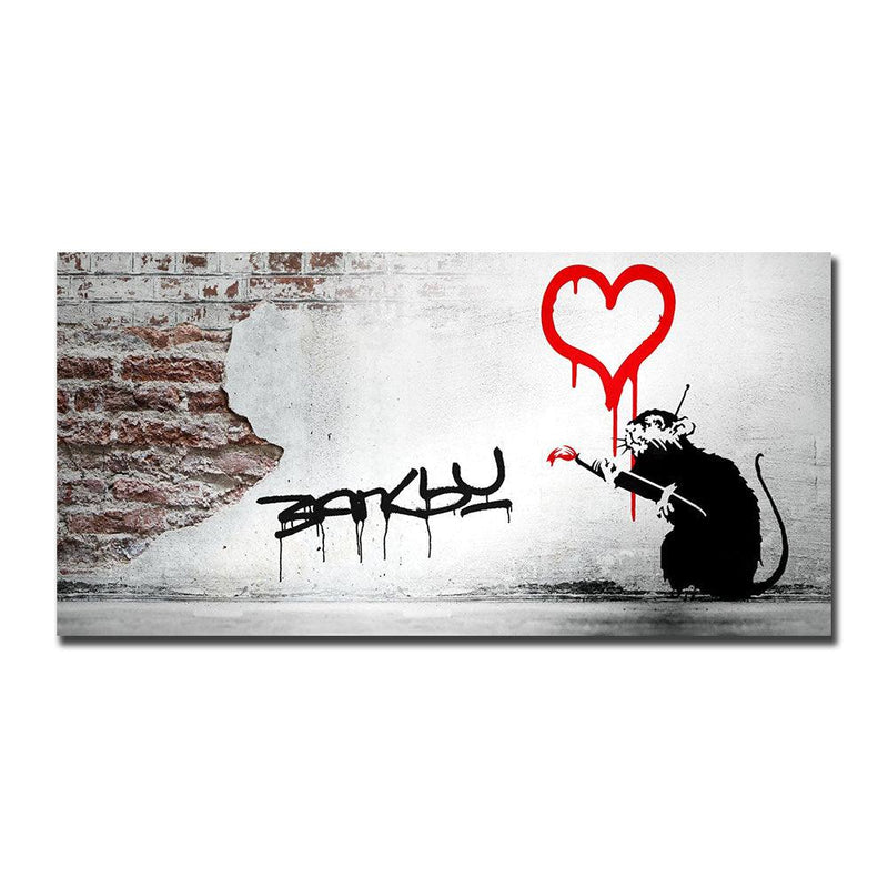 Banksy Graffiti Canvas ConnectRoom